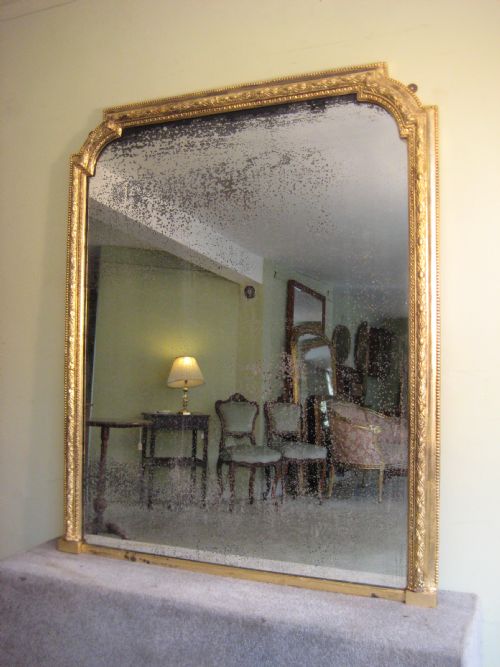 ENGLISH GILT OVERMANTLE - ADDITIONAL PHOTO 5