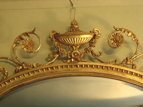 GILT ADAMS STYLE MIRROR - ADDITIONAL PHOTO 5