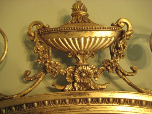 GILT ADAMS STYLE MIRROR - ADDITIONAL PHOTO 6
