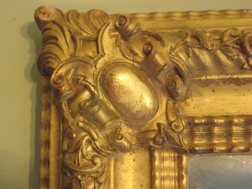 FRENCH GILT OVERMANTLE MIRROR - ADDITIONAL PHOTO 6