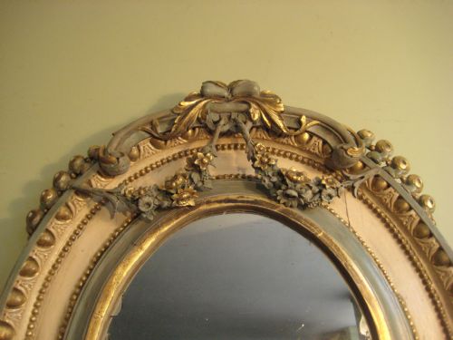 FRENCH PAINTED AND PARCELGILT OVERMANTLE - ADDITIONAL PHOTO 9