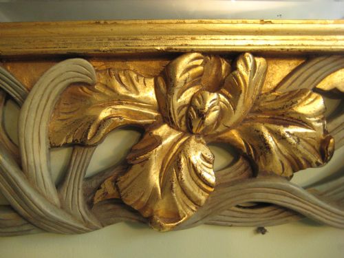 JAPANESE PAINTED AND PARCELGILT MIRROR - ADDITIONAL PHOTO 11