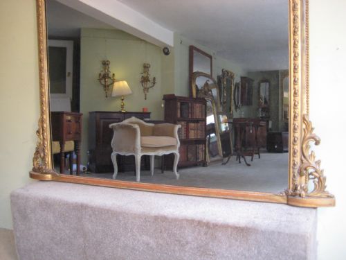 ENGLISH GILT ARCH TOP OVERMANTLE - ADDITIONAL PHOTO 2