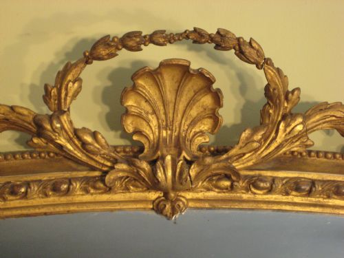 ENGLISH GILT ARCH TOP OVERMANTLE - ADDITIONAL PHOTO 3