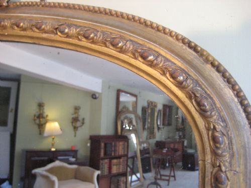 ENGLISH GILT ARCH TOP OVERMANTLE - ADDITIONAL PHOTO 8