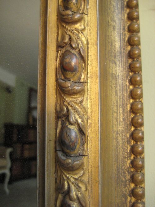 ENGLISH GILT ARCH TOP OVERMANTLE - ADDITIONAL PHOTO 9