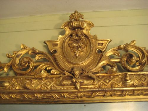 19TH CENTURY ENGLISH GILT OVERMANTLE - ADDITIONAL PHOTO 2