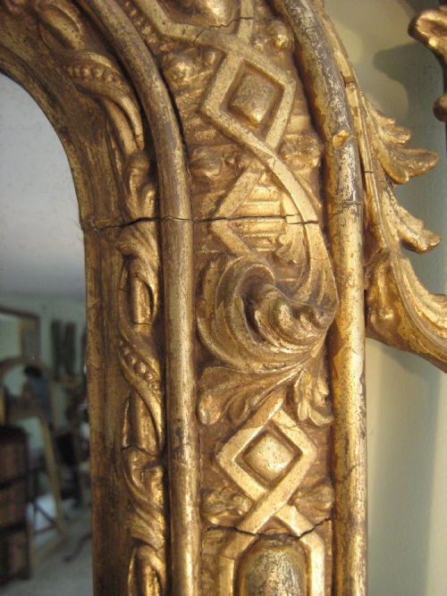 19TH CENTURY ENGLISH GILT OVERMANTLE - ADDITIONAL PHOTO 8