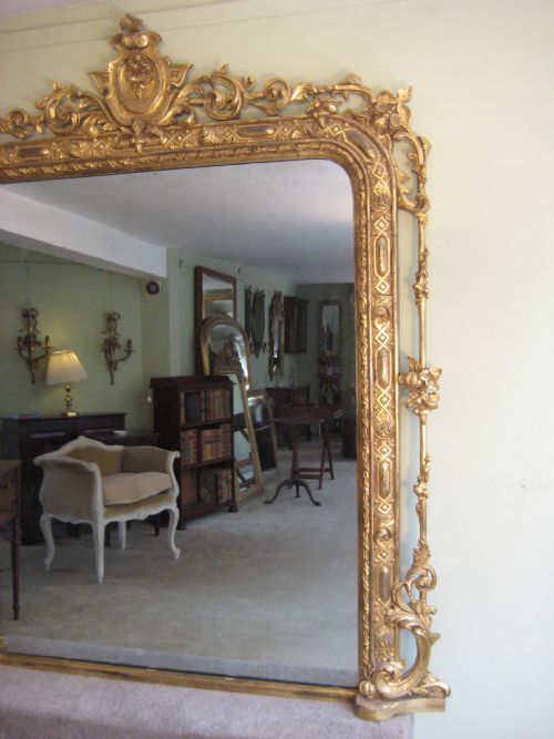 19TH CENTURY ENGLISH GILT OVERMANTLE - ADDITIONAL PHOTO 10