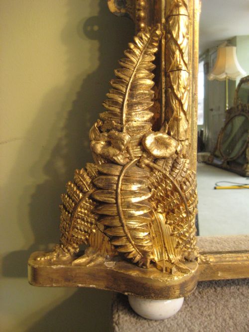 ENGLISH GILT OVERMANTLE - ADDITIONAL PHOTO 3