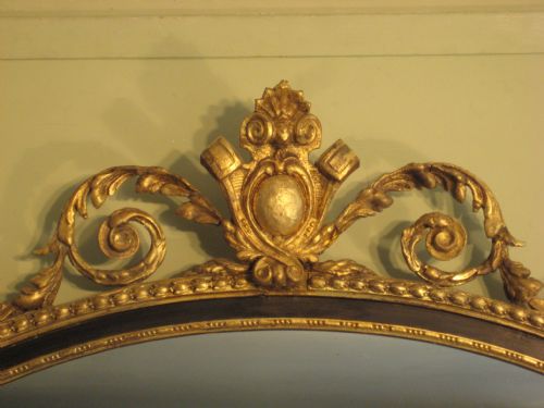 EBONISED AND GILT OVERMANTLE - ADDITIONAL PHOTO 3