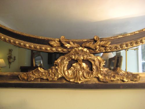 EBONISED AND GILT OVERMANTLE - ADDITIONAL PHOTO 4