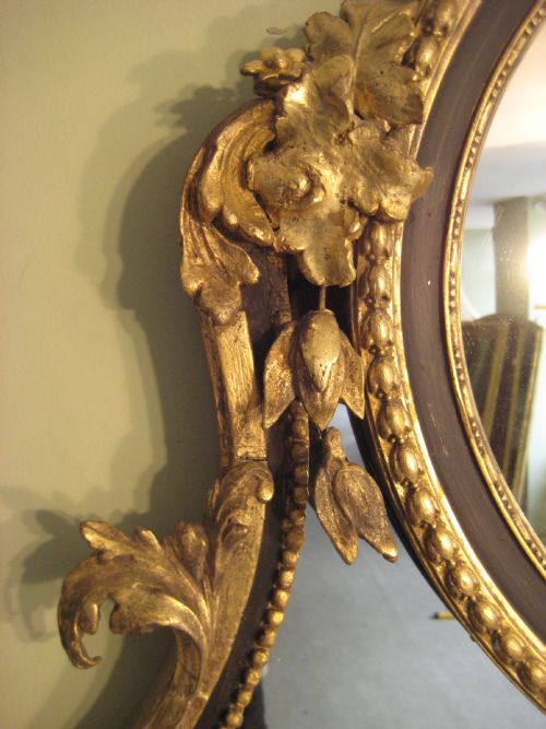 EBONISED AND GILT OVERMANTLE - ADDITIONAL PHOTO 6