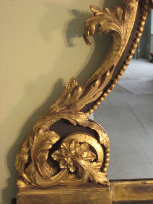 EBONISED AND GILT OVERMANTLE - ADDITIONAL PHOTO 7