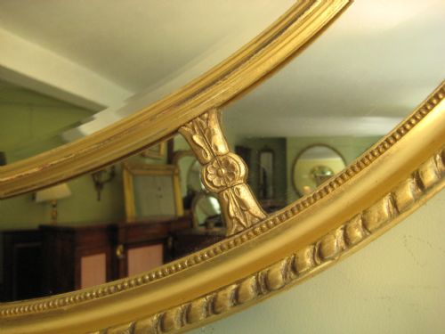 EDWARDIAN GILT MARGINAL MIRROR - ADDITIONAL PHOTO 4