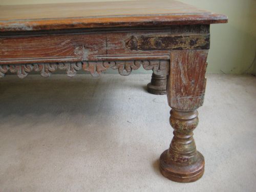 LARGE RUSTIC LOW TABLE - ADDITIONAL PHOTO 3