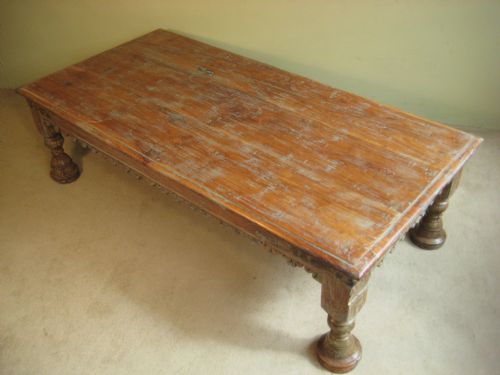 LARGE RUSTIC LOW TABLE - ADDITIONAL PHOTO 5