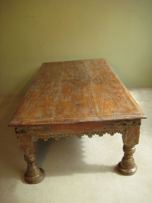 LARGE RUSTIC LOW TABLE - ADDITIONAL PHOTO 7