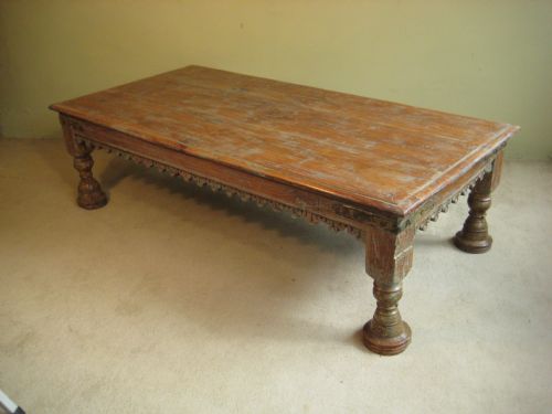 LARGE RUSTIC LOW TABLE - ADDITIONAL PHOTO 8