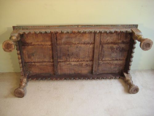 LARGE RUSTIC LOW TABLE - ADDITIONAL PHOTO 9