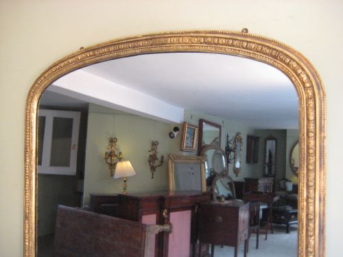 GILT ARCH TOP OVERMANTLE - ADDITIONAL PHOTO 1