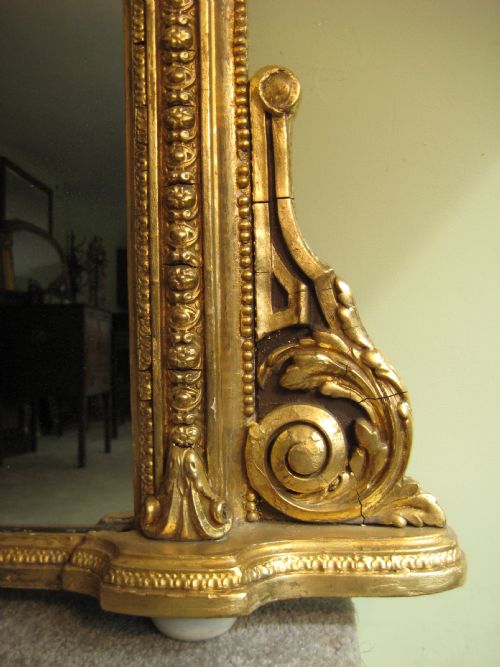 GILT ARCH TOP OVERMANTLE - ADDITIONAL PHOTO 3