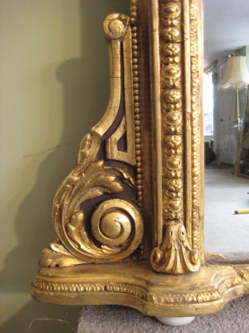 GILT ARCH TOP OVERMANTLE - ADDITIONAL PHOTO 4