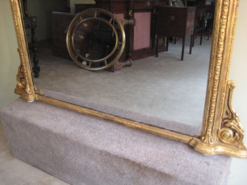 GILT ARCH TOP OVERMANTLE - ADDITIONAL PHOTO 6