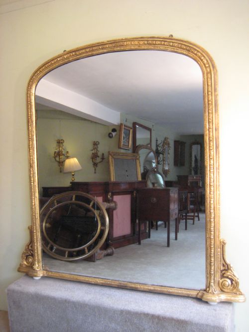 GILT ARCH TOP OVERMANTLE - ADDITIONAL PHOTO 7