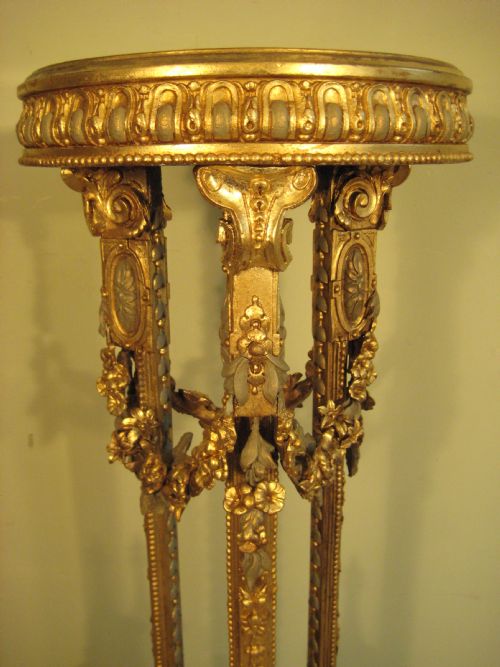 19TH CENTURY GILT TORCHERE - ADDITIONAL PHOTO 4