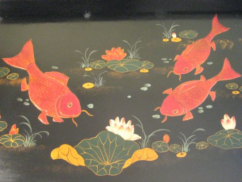 UNUSUAL CHINESE LACQUER TABLE - ADDITIONAL PHOTO 14