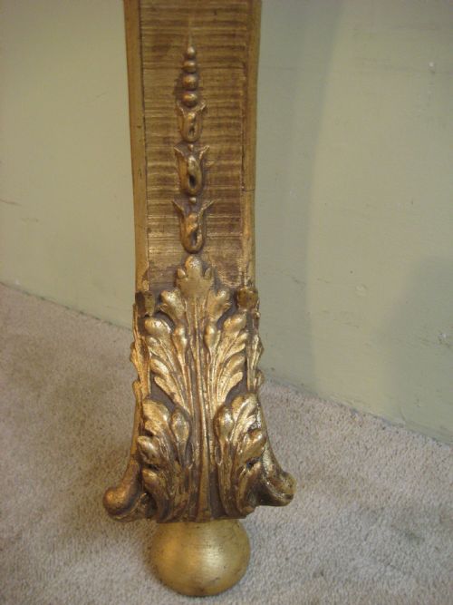 19TH CENTURY GILT CONSOLE TABLE - ADDITIONAL PHOTO 11