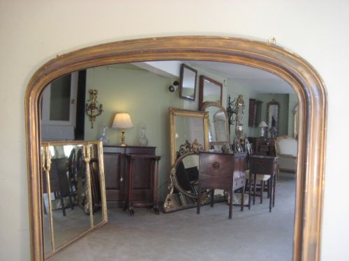 GILT ARCH TOP OVERMANTLE - ADDITIONAL PHOTO 1