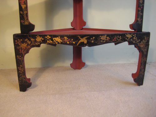 NEST OF JAPANESE LACQUER STACKING TABLES - ADDITIONAL PHOTO 2