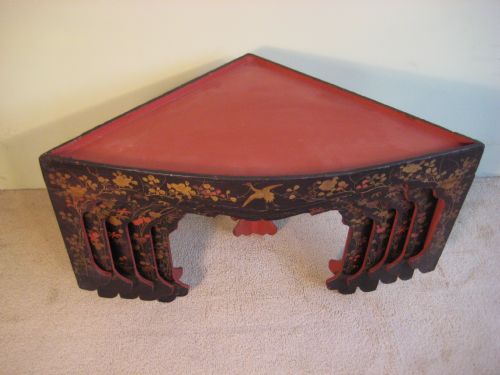 NEST OF JAPANESE LACQUER STACKING TABLES - ADDITIONAL PHOTO 8