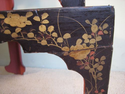 NEST OF JAPANESE LACQUER STACKING TABLES - ADDITIONAL PHOTO 11
