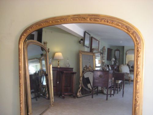 GILT ARCH TOP OVERMANTLE - ADDITIONAL PHOTO 1