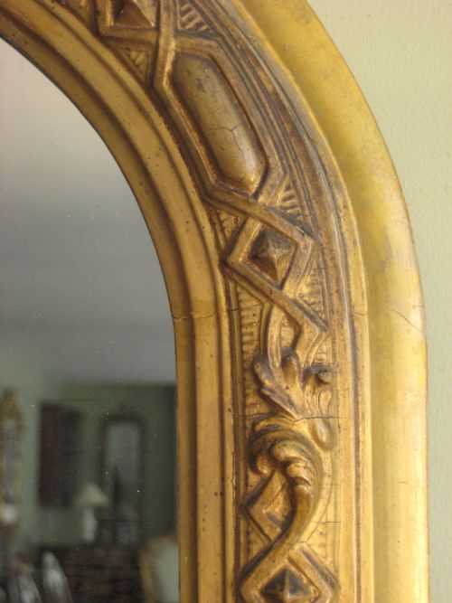 GILT ARCH TOP OVERMANTLE - ADDITIONAL PHOTO 3