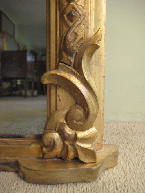 GILT ARCH TOP OVERMANTLE - ADDITIONAL PHOTO 5