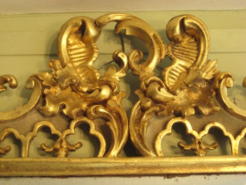 GILT CHINESE CHIPPENDALE STYLE MIRROR - ADDITIONAL PHOTO 4