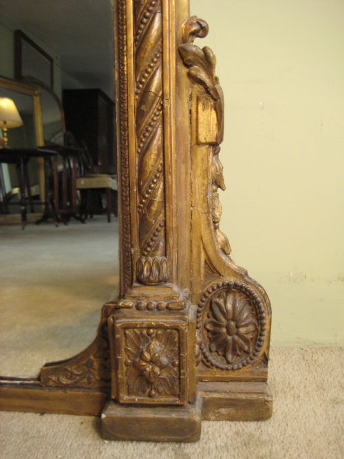 19TH CENTURY GILT PIER MIRROR - ADDITIONAL PHOTO 5
