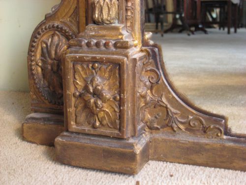 19TH CENTURY GILT PIER MIRROR - ADDITIONAL PHOTO 6