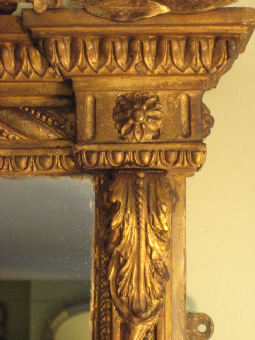 19TH CENTURY GILT PIER MIRROR - ADDITIONAL PHOTO 7
