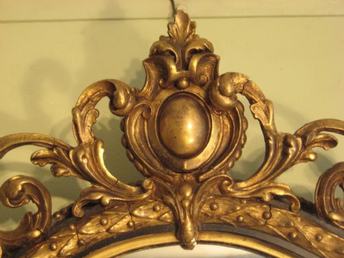 PAIR EBONISED AND PARCELGILT MIRRORS - ADDITIONAL PHOTO 4