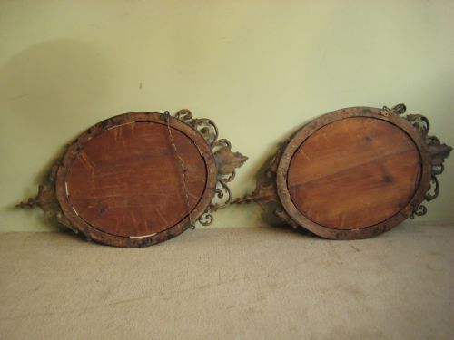 PAIR EBONISED AND PARCELGILT MIRRORS - ADDITIONAL PHOTO 7