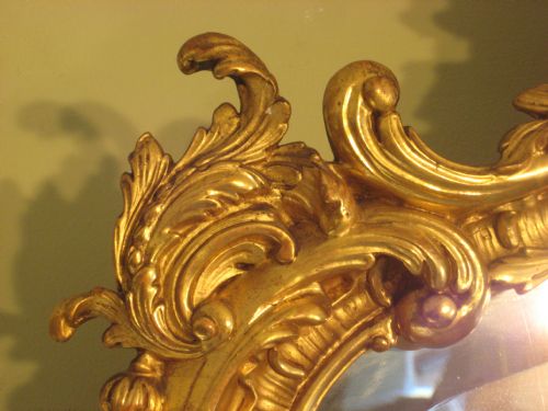 FRENCH GILT WALL MIRROR - ADDITIONAL PHOTO 8