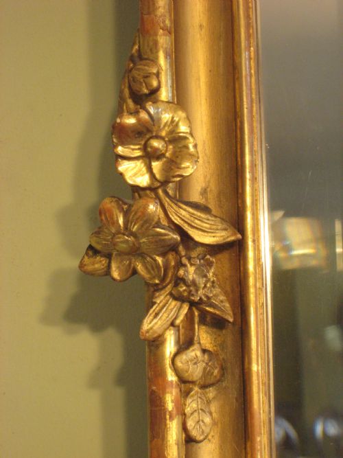 FRENCH GILT WALL MIRROR - ADDITIONAL PHOTO 10