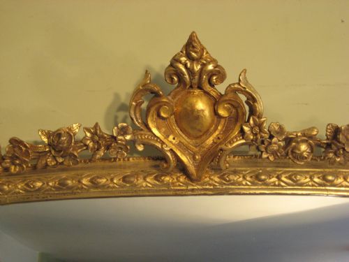 19TH CENTURY GILT ARCH TOP OVERMANTLE - ADDITIONAL PHOTO 3