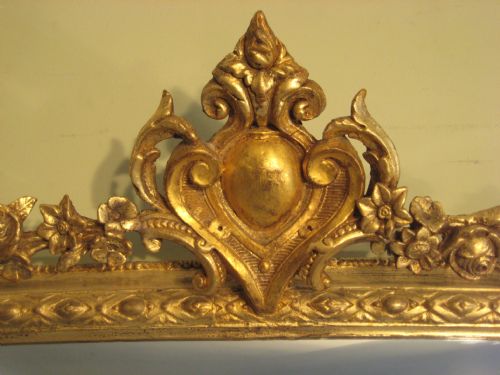 19TH CENTURY GILT ARCH TOP OVERMANTLE - ADDITIONAL PHOTO 4