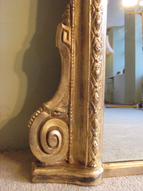 19TH CENTURY GILT ARCH TOP OVERMANTLE - ADDITIONAL PHOTO 8